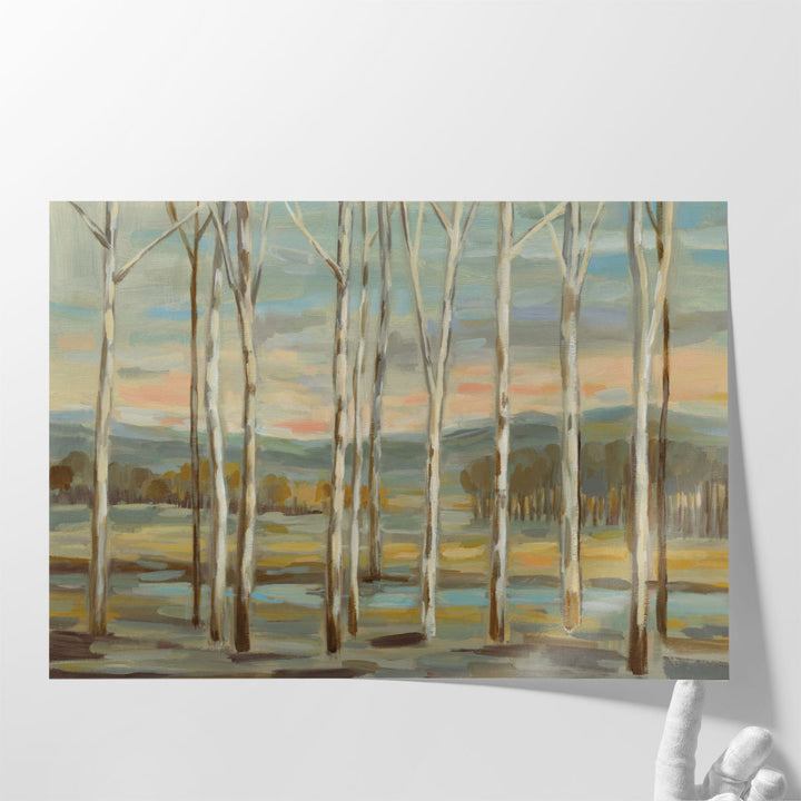 Silver Forest - Canvas Print Wall Art