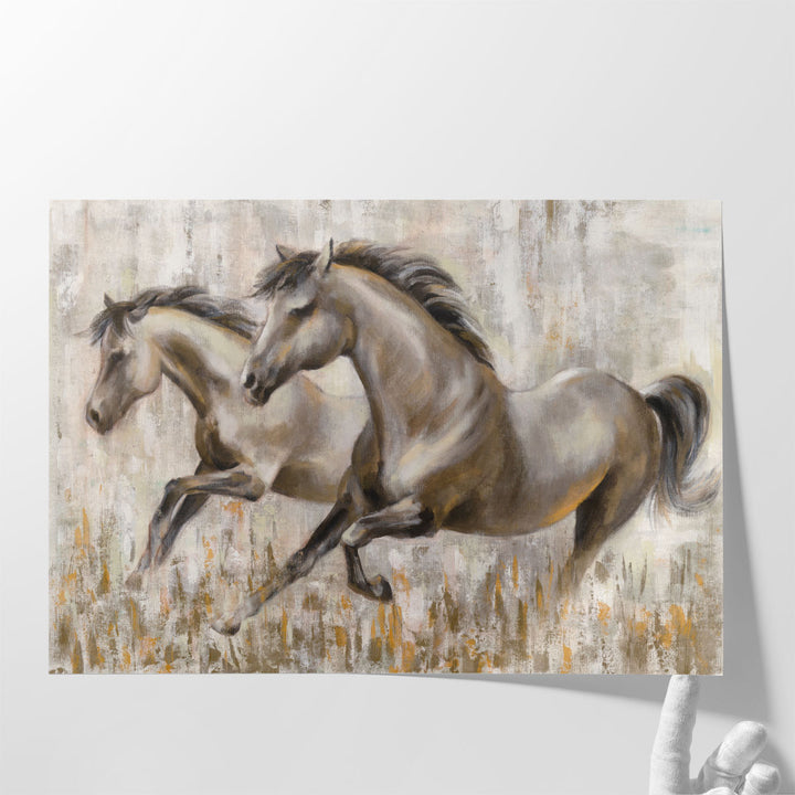 Running Horses - Canvas Print Wall Art