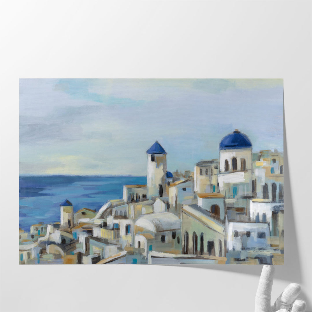 Santorini View I - Canvas Print Wall Art