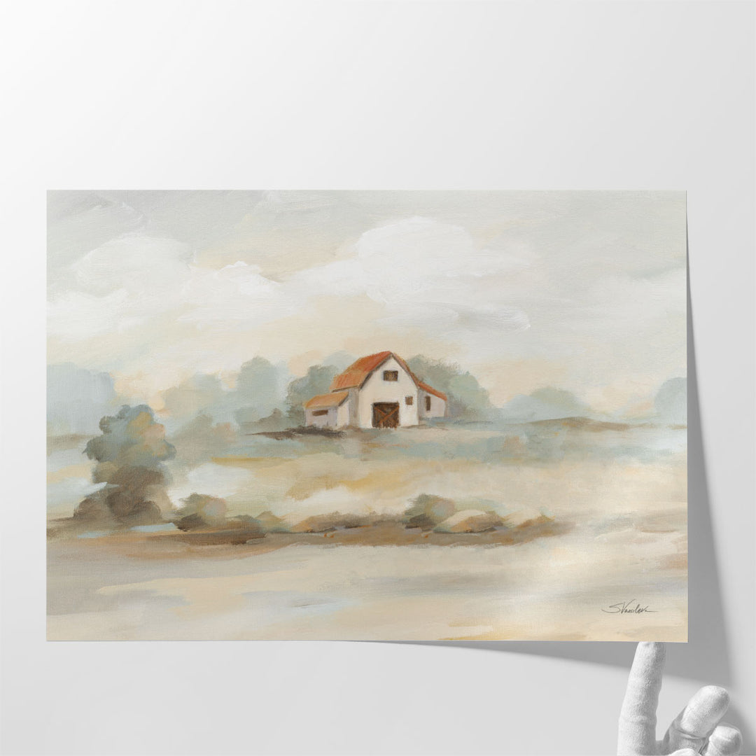 The Old Farm Landscape - Canvas Print Wall Art