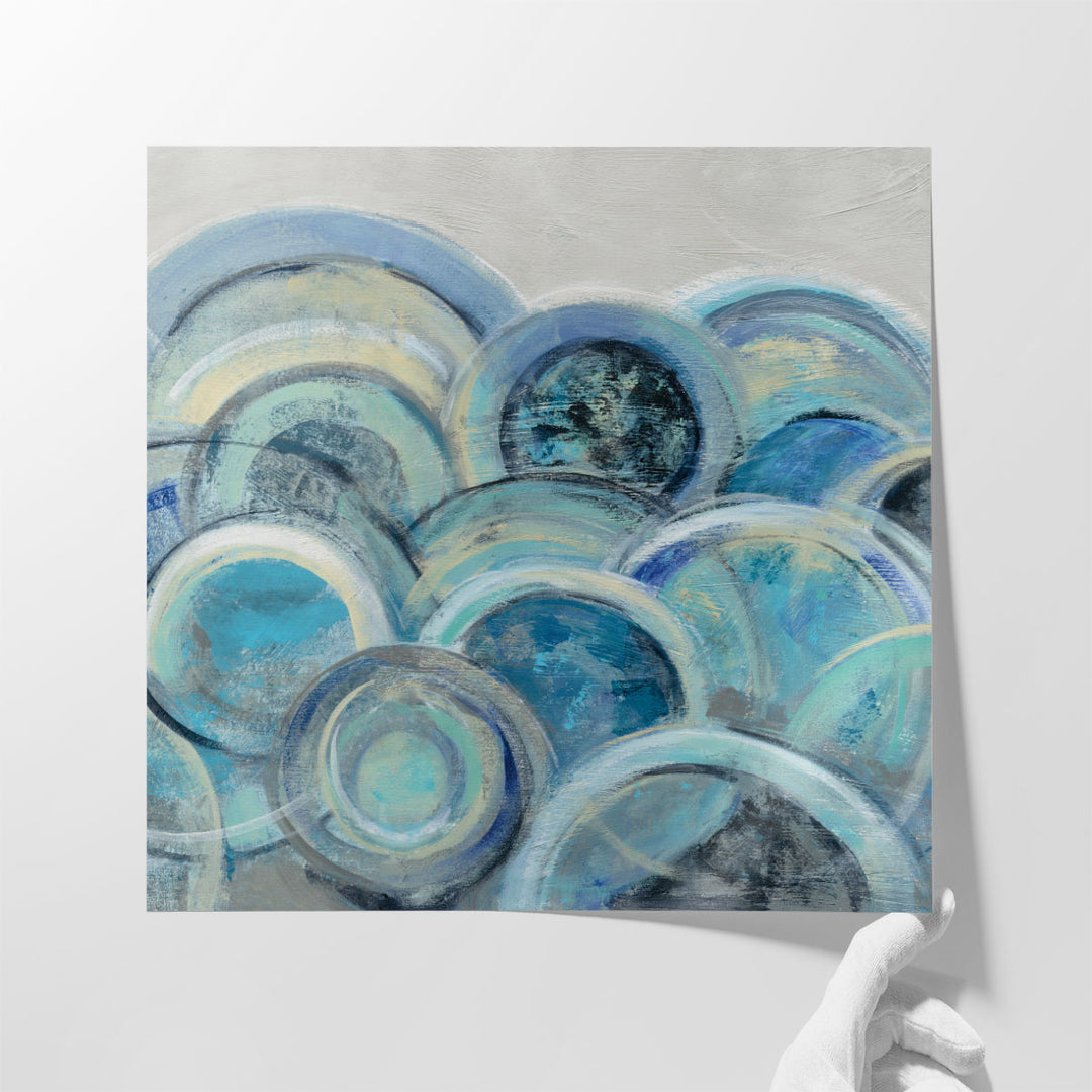 Variation Blue Grey III - Canvas Print Wall Art