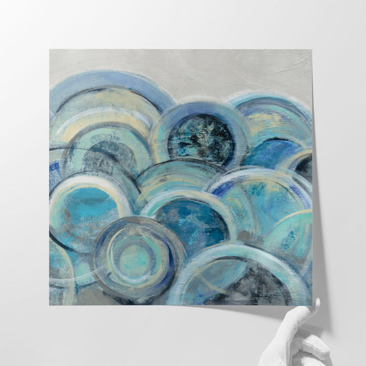 Variation Blue Grey III - Canvas Print Wall Art