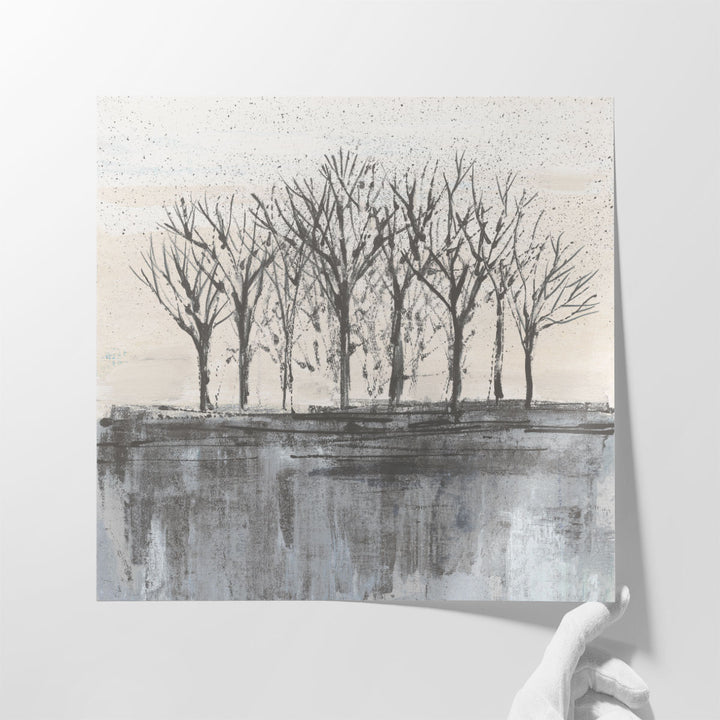 Trees at Dawn II - Canvas Print Wall Art