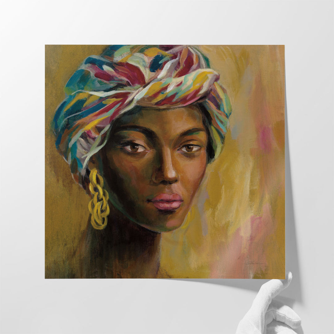 African Face I - Canvas Print Wall Art