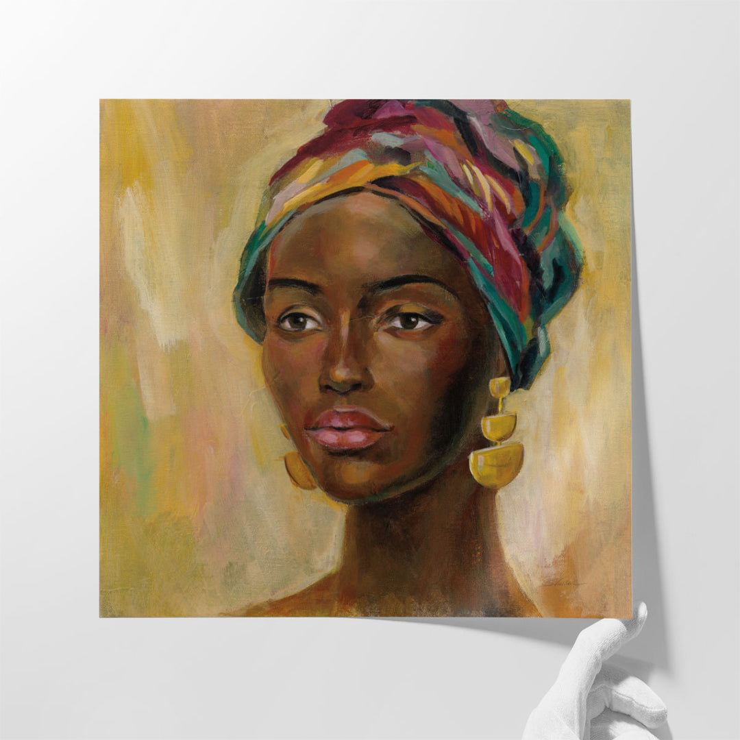 African Face II - Canvas Print Wall Art