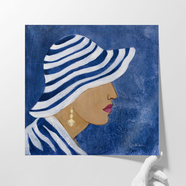 Lady with Hat I - Canvas Print Wall Art