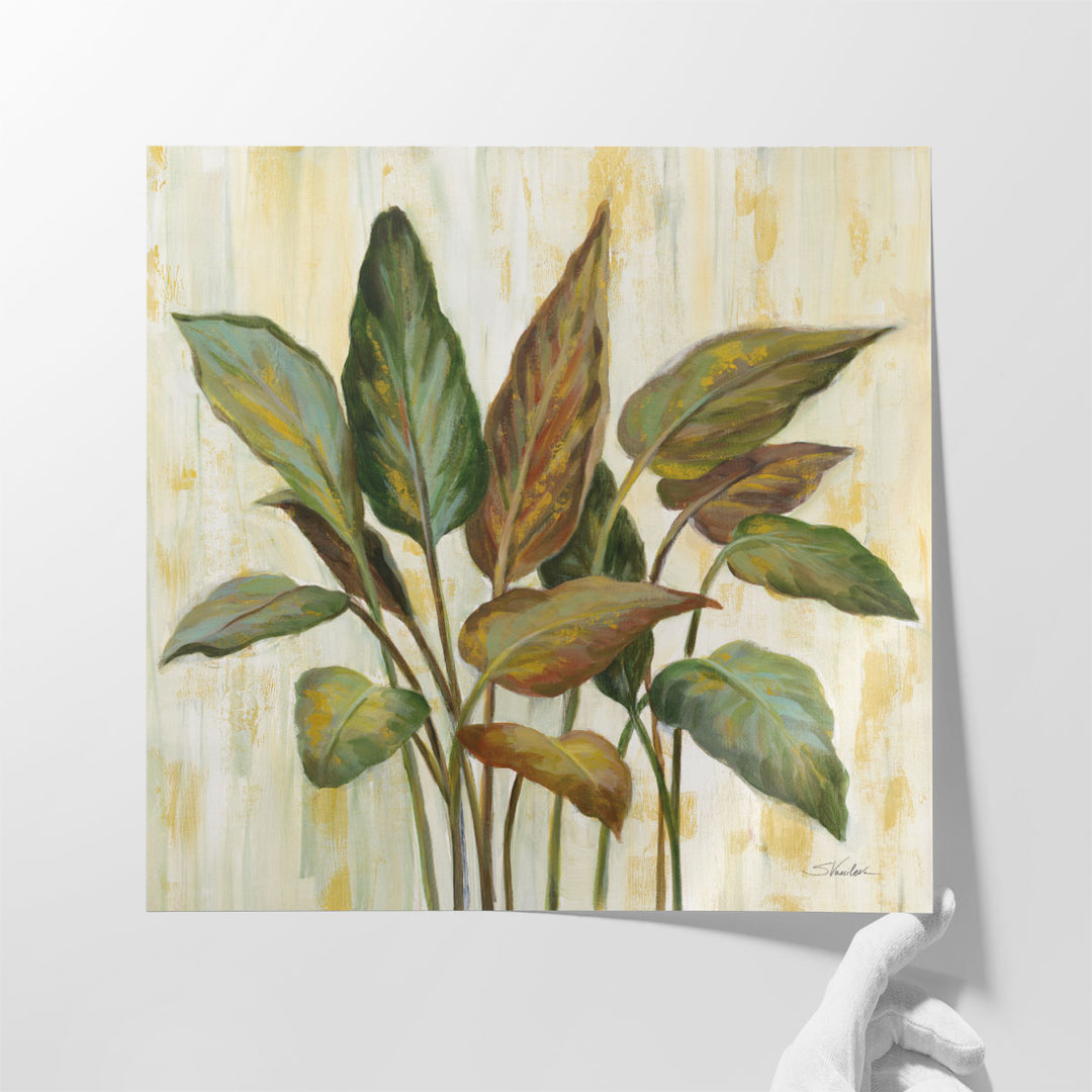 Fall Greenhouse Leaves - Canvas Print Wall Art