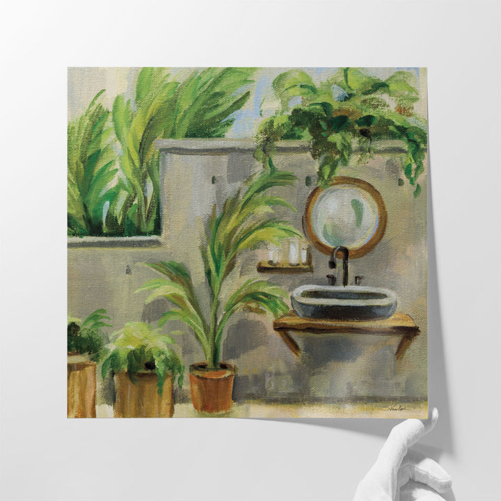 Tropical Bath II - Canvas Print Wall Art