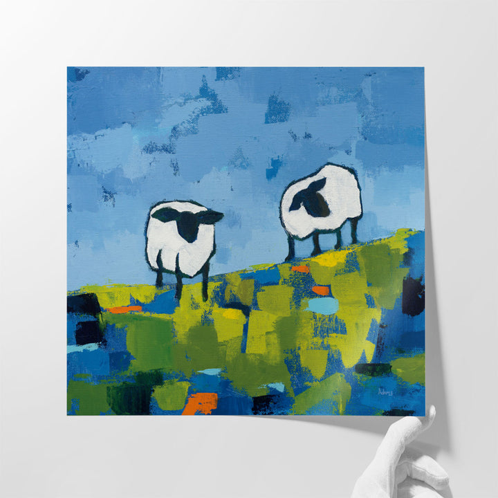 Two Sheep - Canvas Print Wall Art