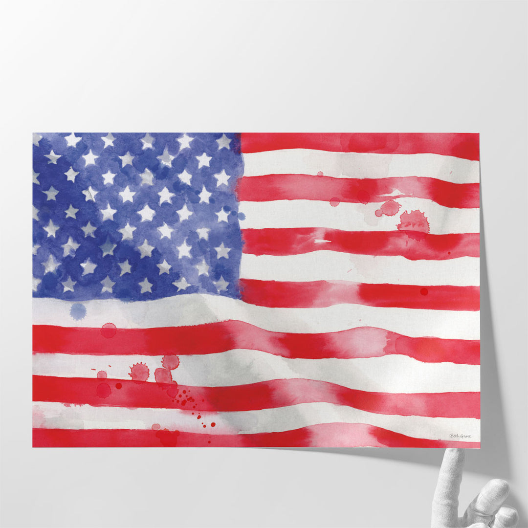 Americana Style I - Canvas Print Wall Art