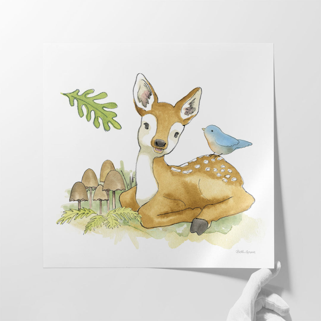 Baby Woodland III - Canvas Print Wall Art