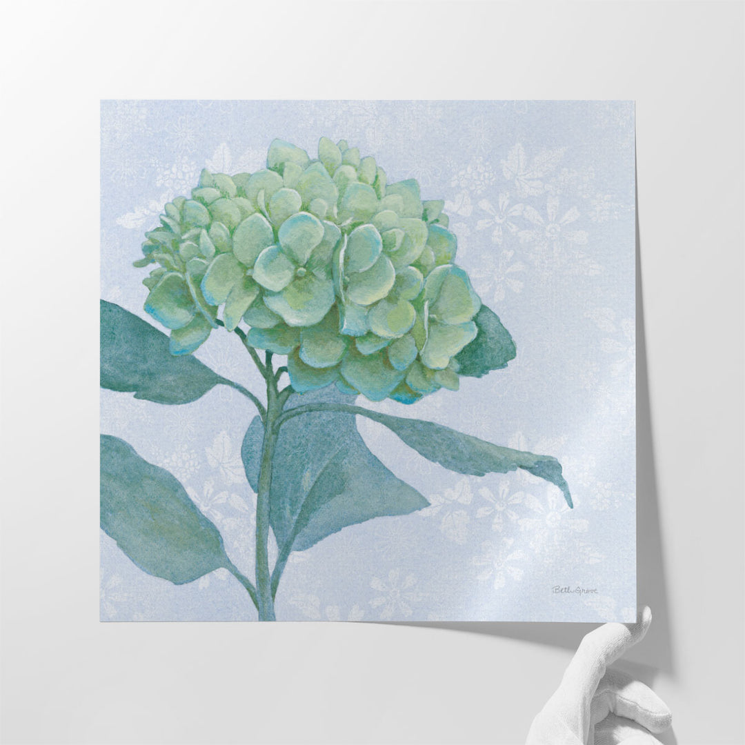 Blue Hydrangea I - Canvas Print Wall Art