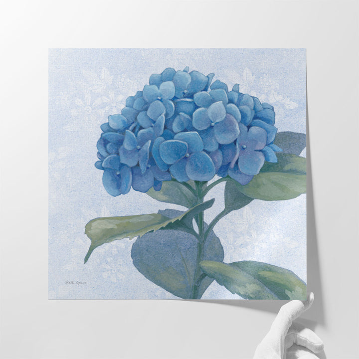 Blue Hydrangea IV - Canvas Print Wall Art