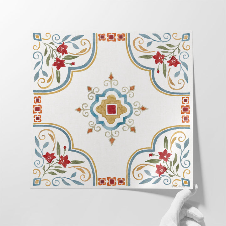 Mediterranean Motif III - Canvas Print Wall Art