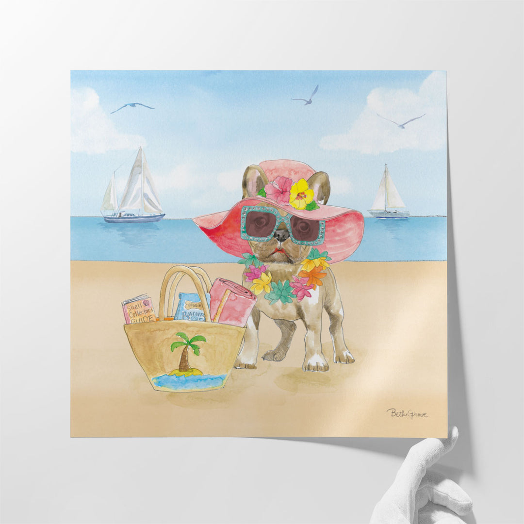 Summer Paws IV - Canvas Print Wall Art