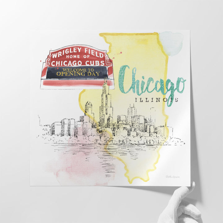 US Cities II - Canvas Print Wall Art