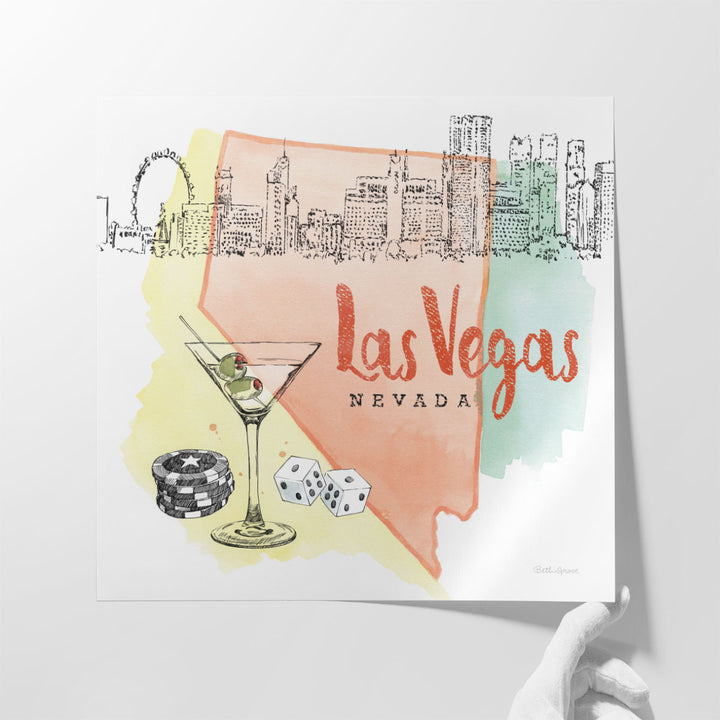 US Cities III - Canvas Print Wall Art