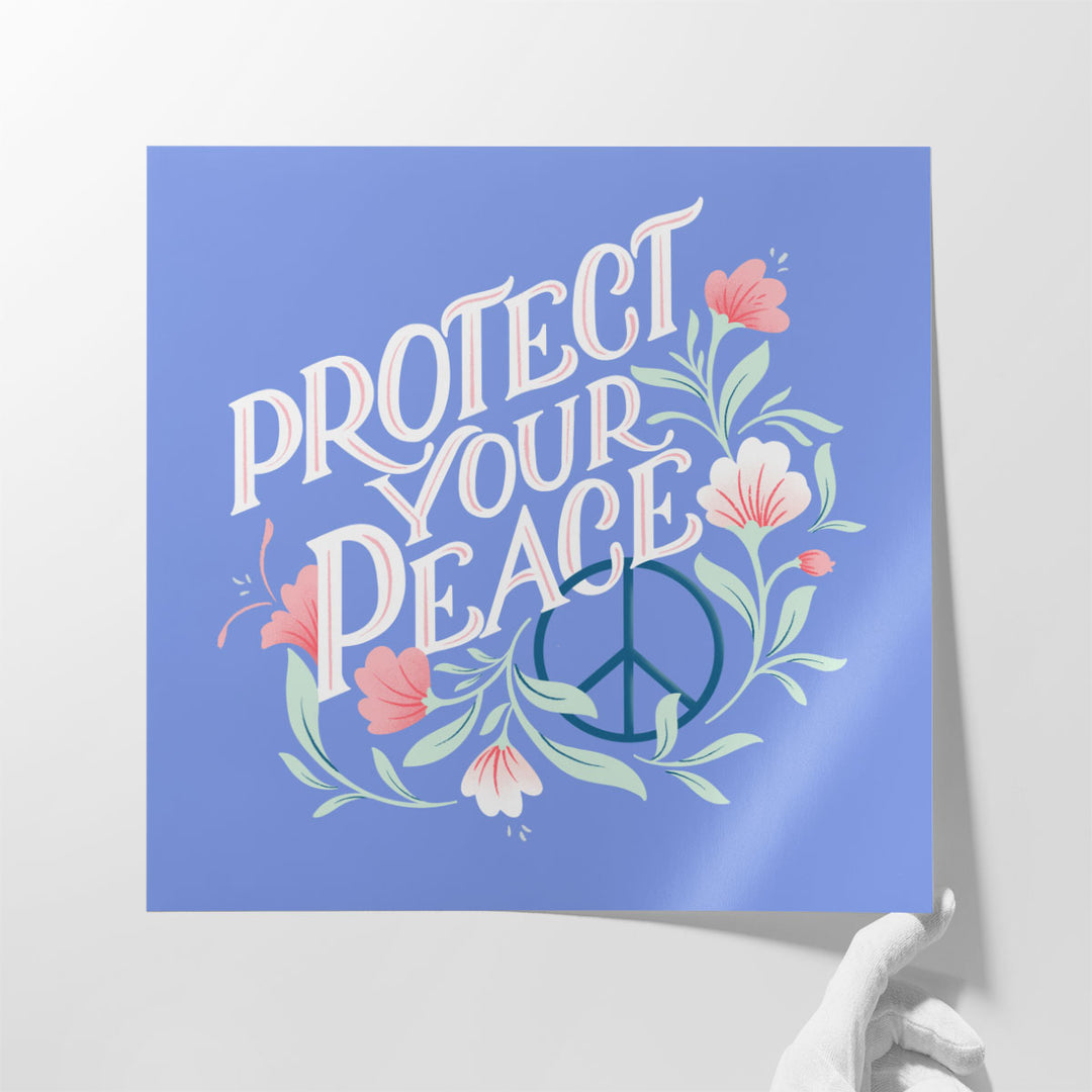 Protect Your Peace I - Canvas Print Wall Art