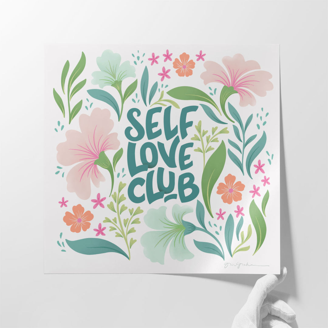 Self Love Club II - Canvas Print Wall Art