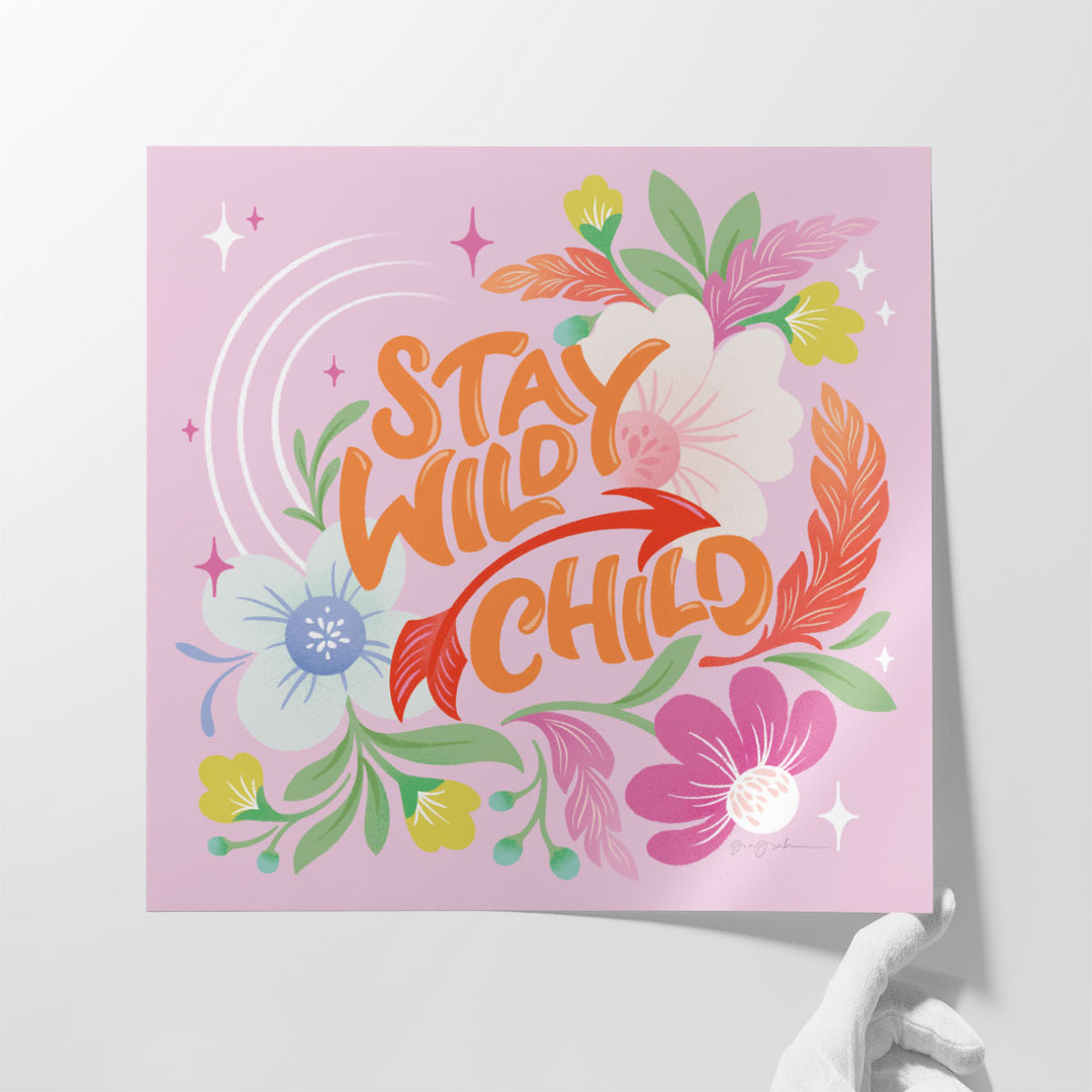 Stay Wild I - Canvas Print Wall Art