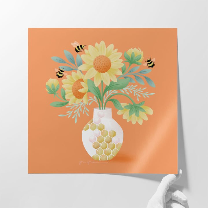 Sunflower Bouquet - Canvas Print Wall Art