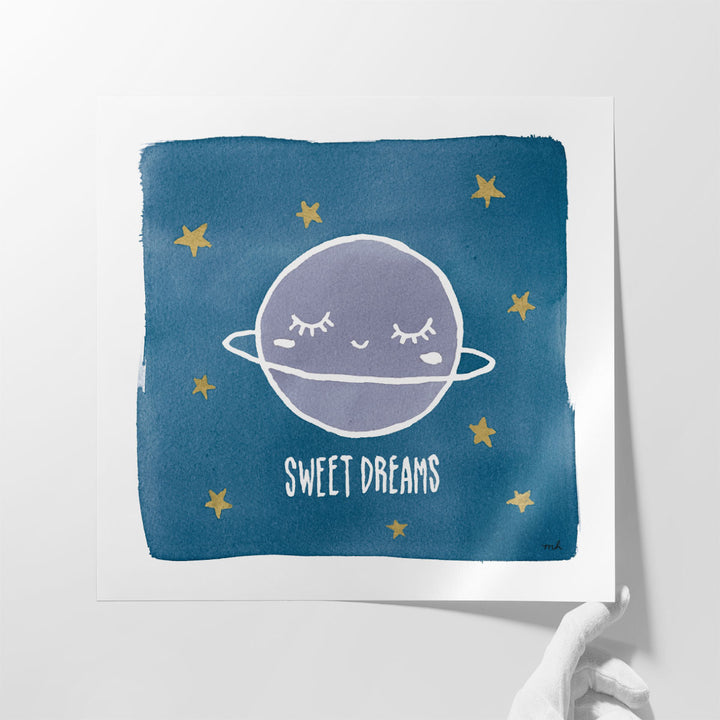 Night Sky Sweet Dreams - Canvas Print Wall Art