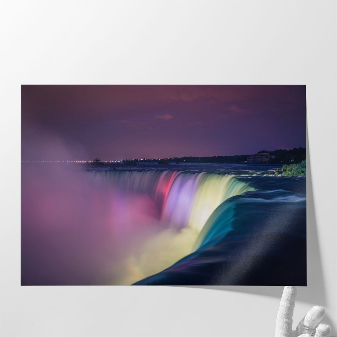Niagara Falls at Night - Canvas Print Wall Art