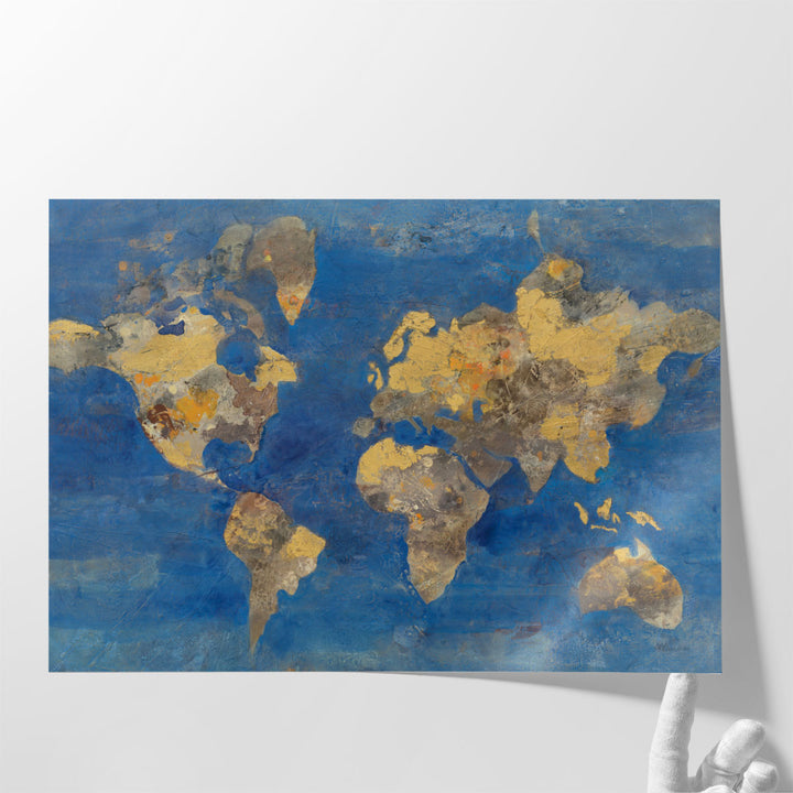 Golden World - Canvas Print Wall Art