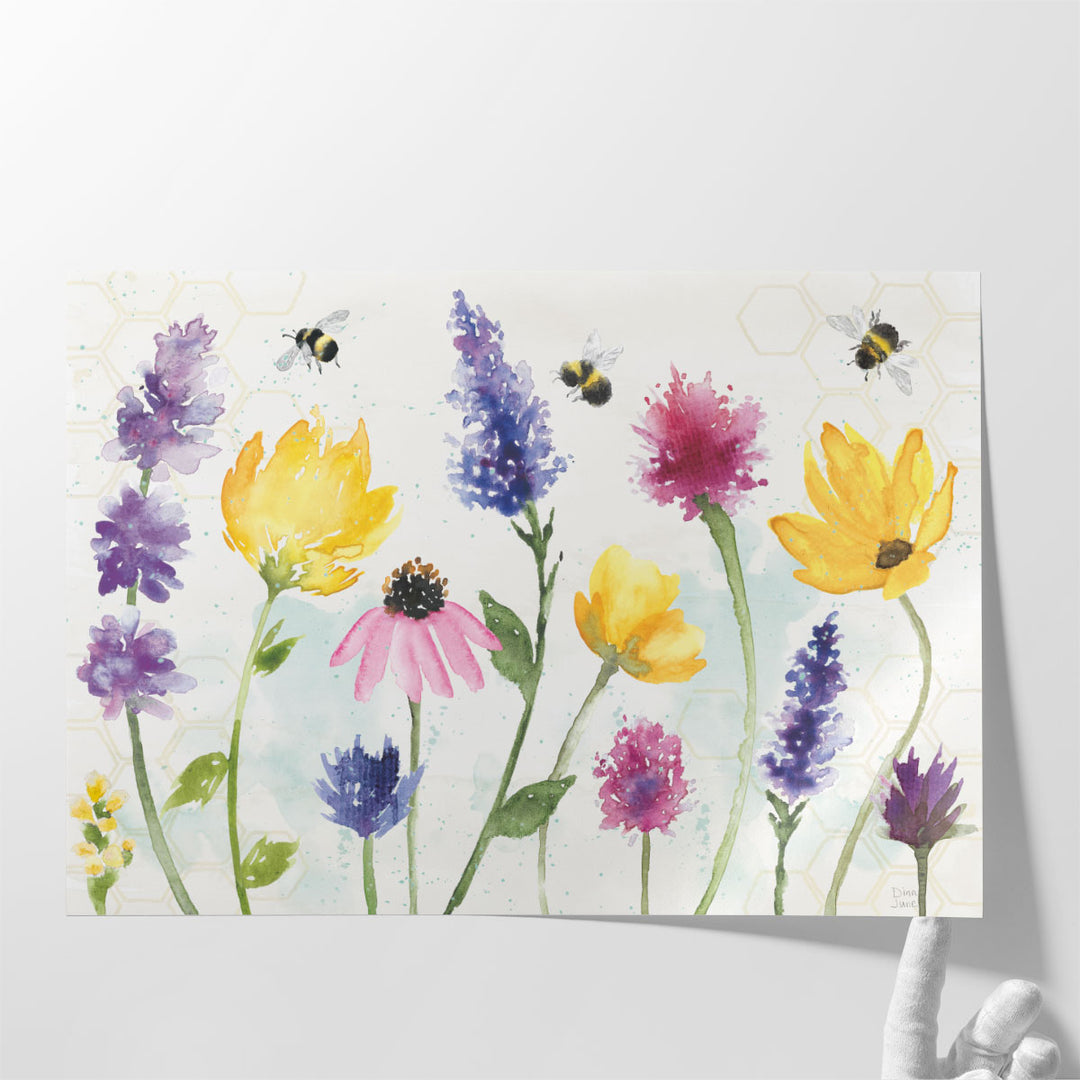 Bee Harmony I - Canvas Print Wall Art