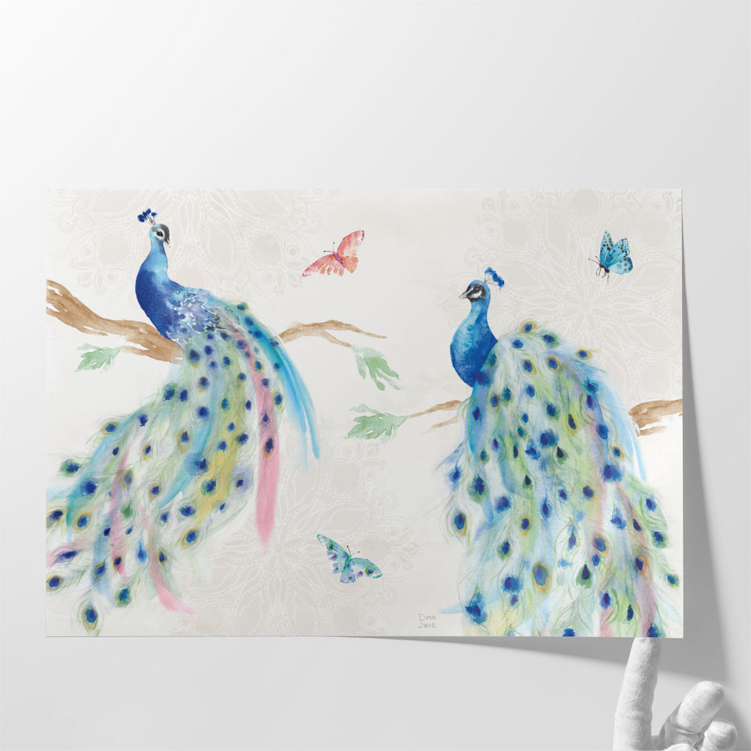 Peacock Glory I - Canvas Print Wall Art