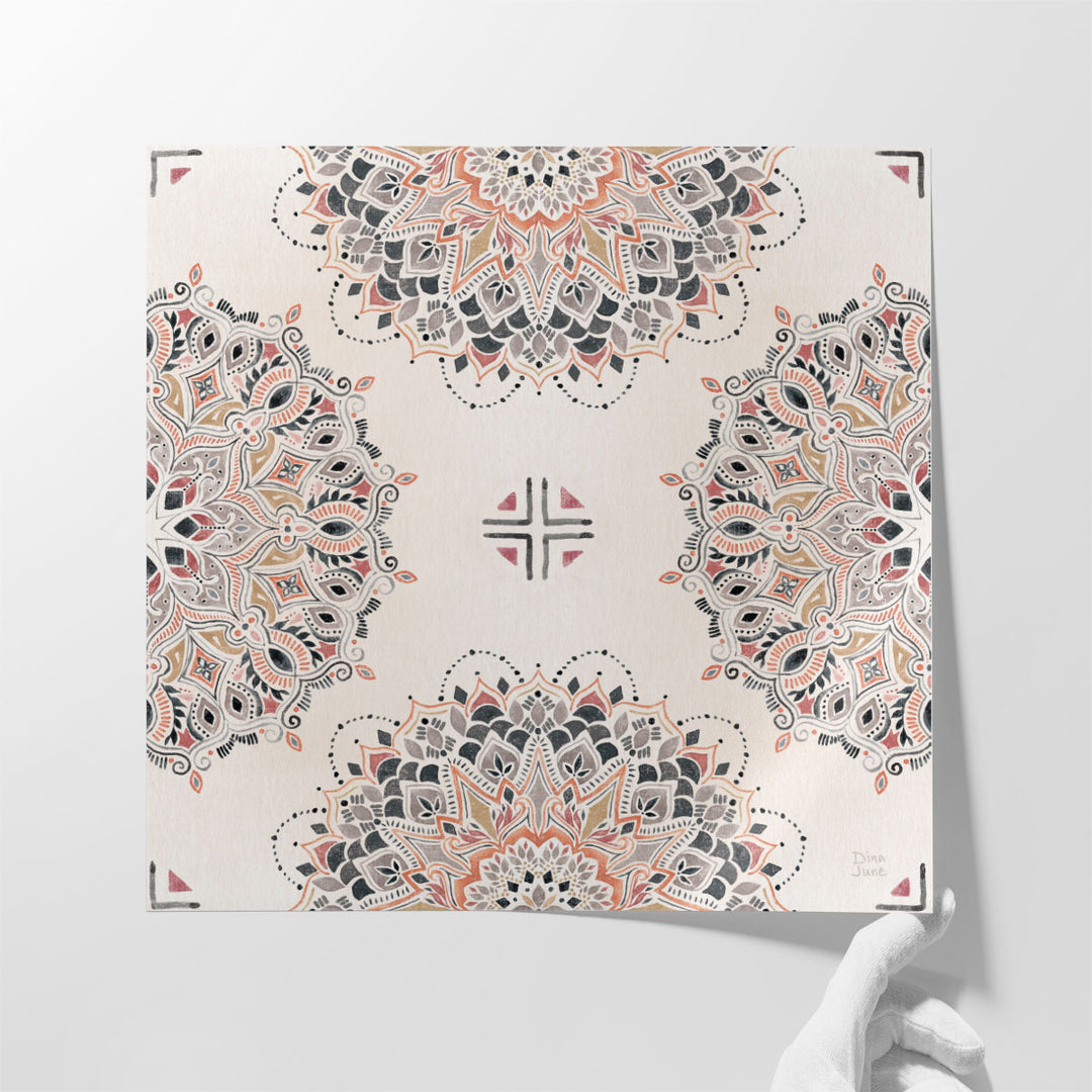 Kasbah Crush Pattern IA - Canvas Print Wall Art