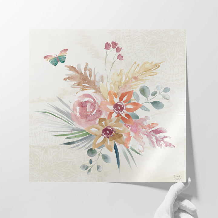 Boho Garden II - Canvas Print Wall Art