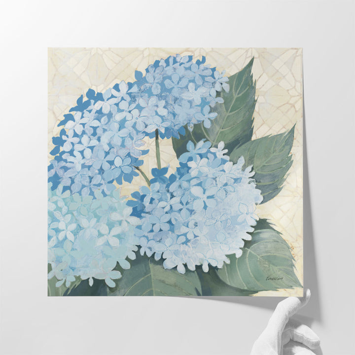 Decorative Hydrangea II - Canvas Print Wall Art