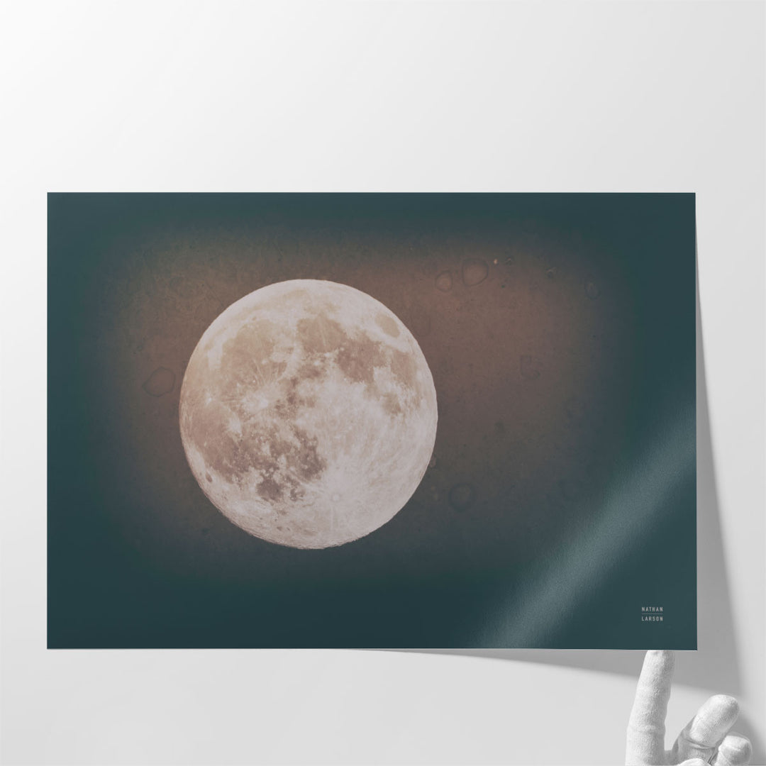 Spring Moon Tones - Canvas Print Wall Art