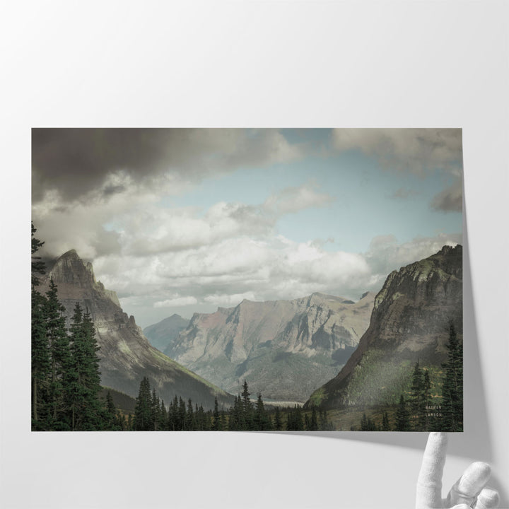 Glacier National Park Gateway - Canvas Print Wall Art