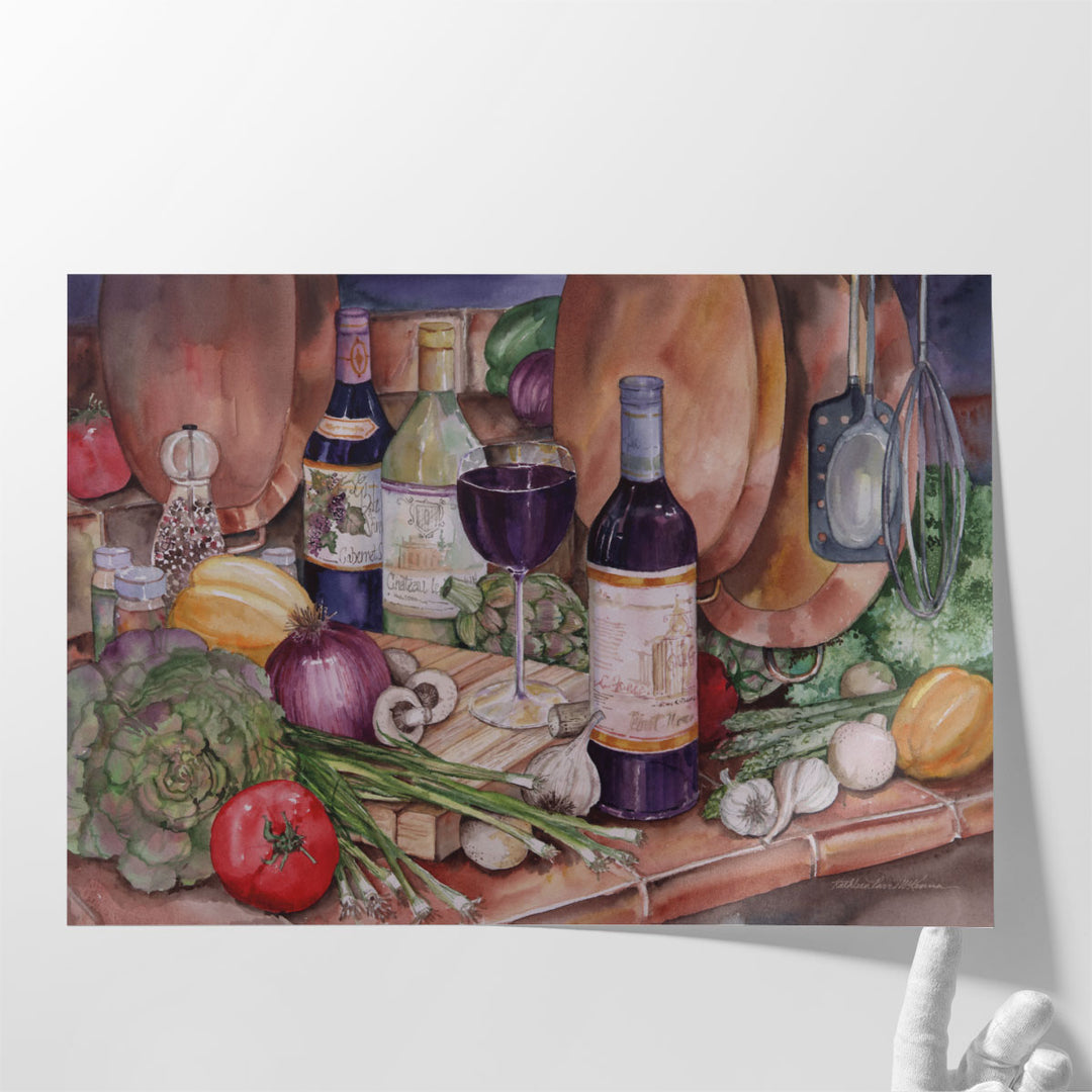 Gourmet Night - Canvas Print Wall Art