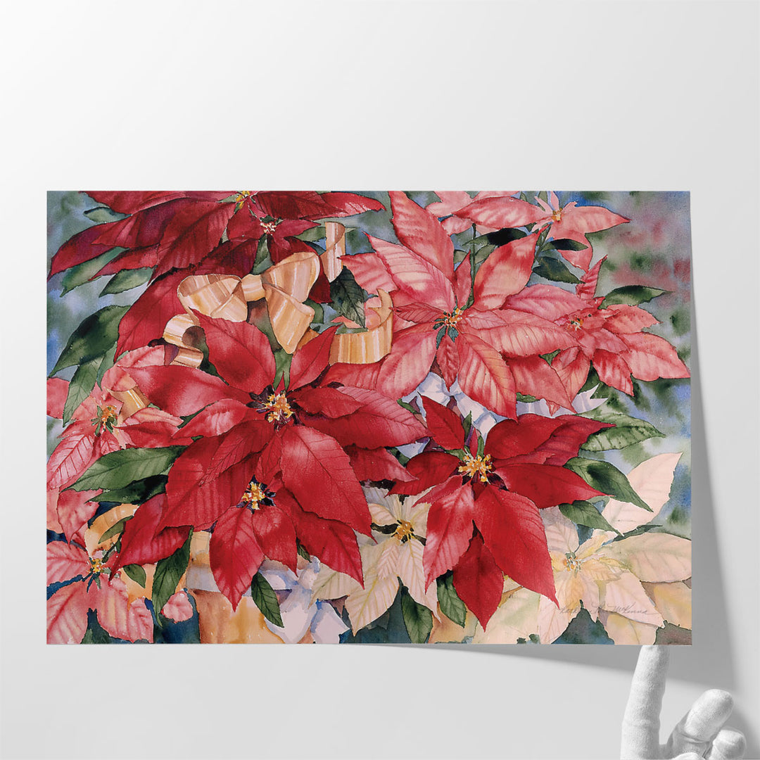 Poinsettia - Canvas Print Wall Art