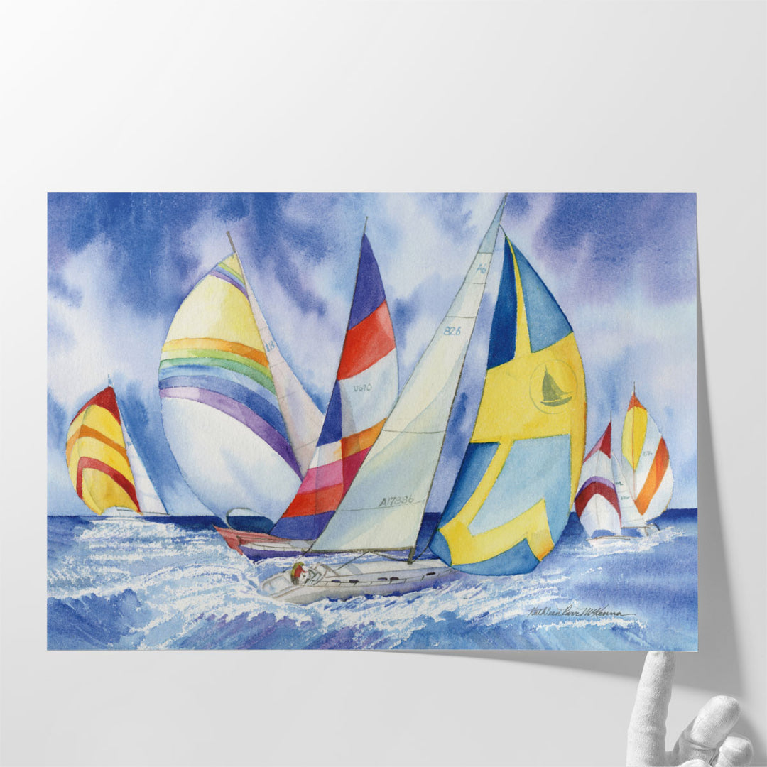 Sailboats - Canvas Print Wall Art