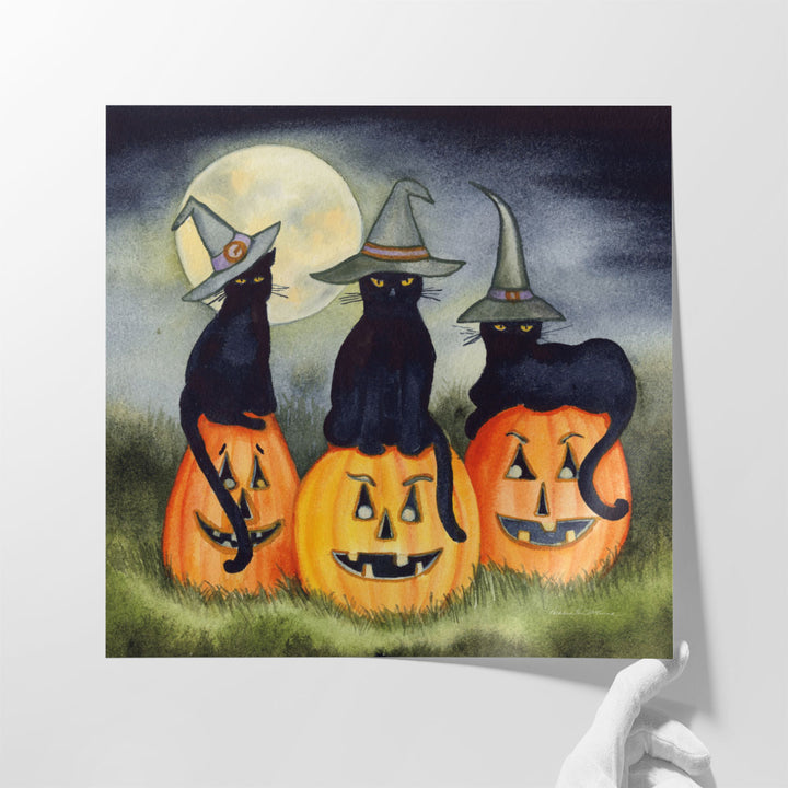 Haunting Halloween Night II - Canvas Print Wall Art