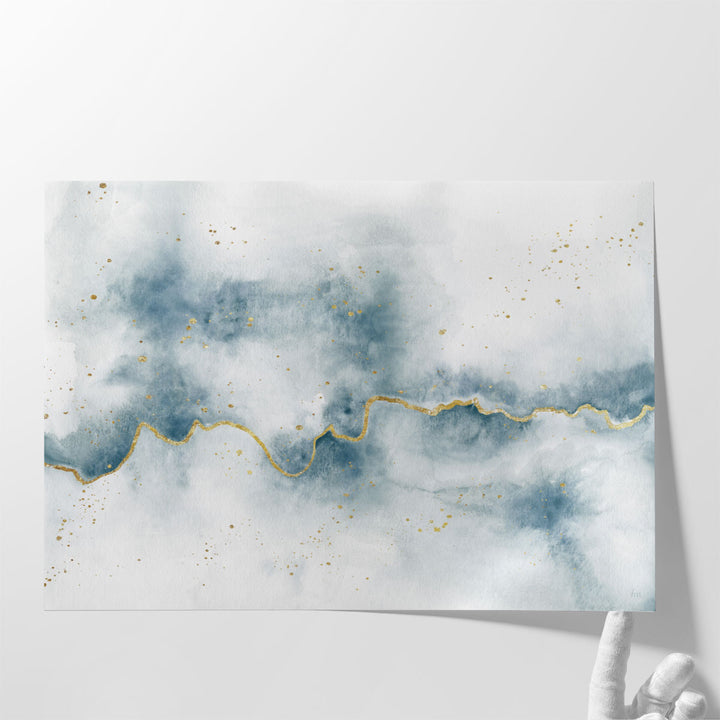 Flow with Gold - Canvas Print Wall Art