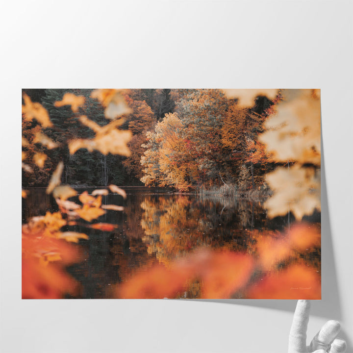 Autumn Reflections - Canvas Print Wall Art