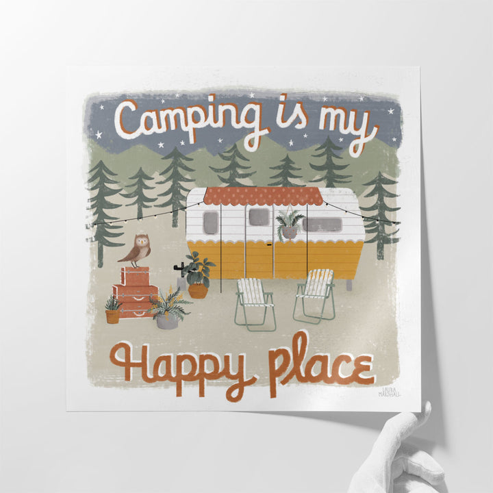 Gone Glamping V - Canvas Print Wall Art