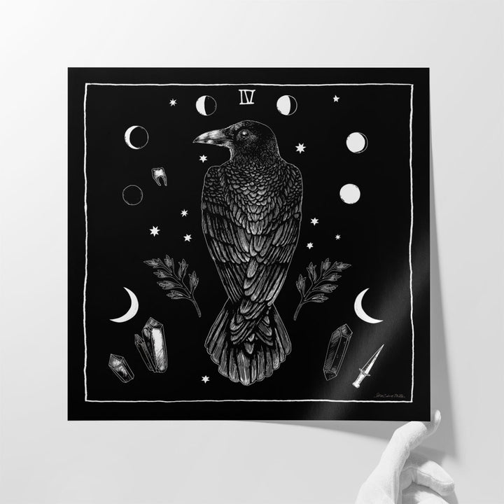 All Hallows Eve IV Black and White - Canvas Print Wall Art