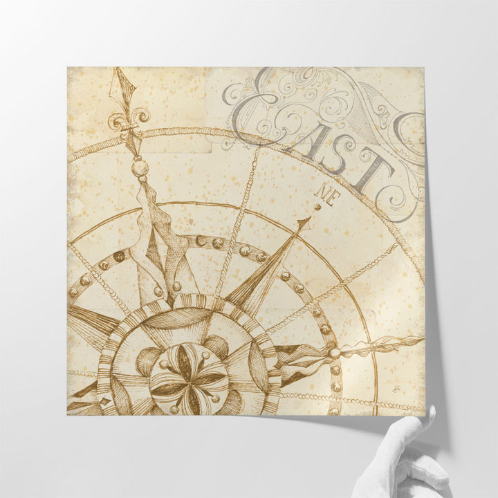 Coast to Coast Sepia III - Canvas Print Wall Art