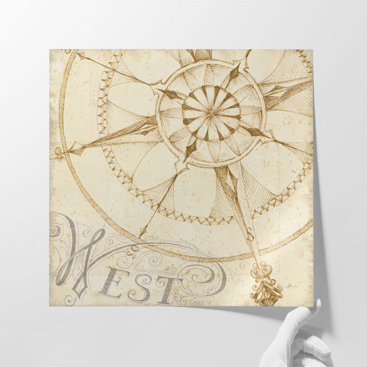 Coast to Coast Sepia IV - Canvas Print Wall Art