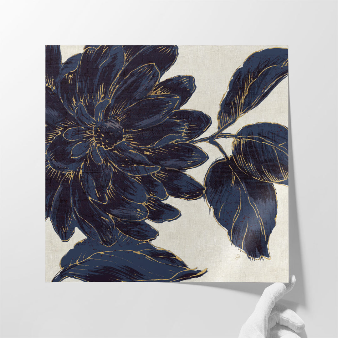 Indigo Garden I - Canvas Print Wall Art