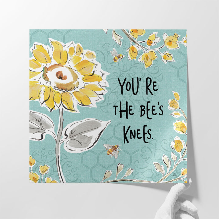 Bee Happy II - Canvas Print Wall Art