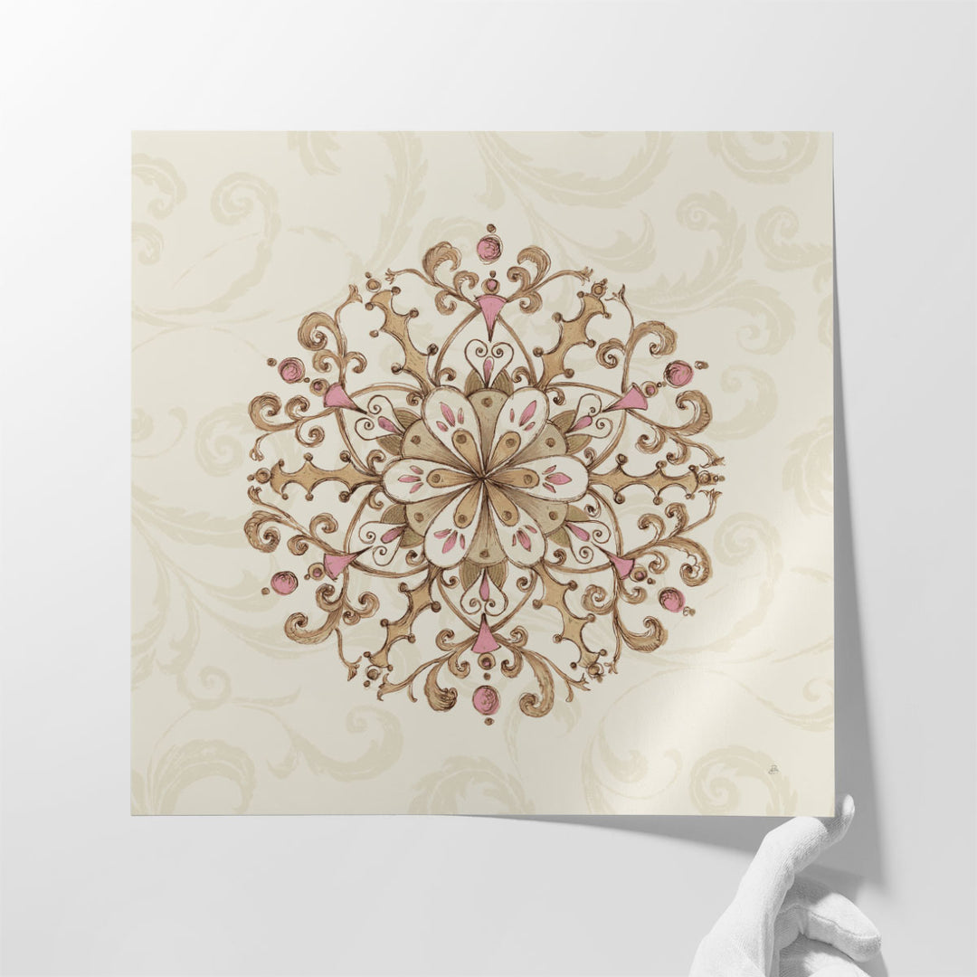 Elegant_Season Snowflake III - Canvas Print Wall Art