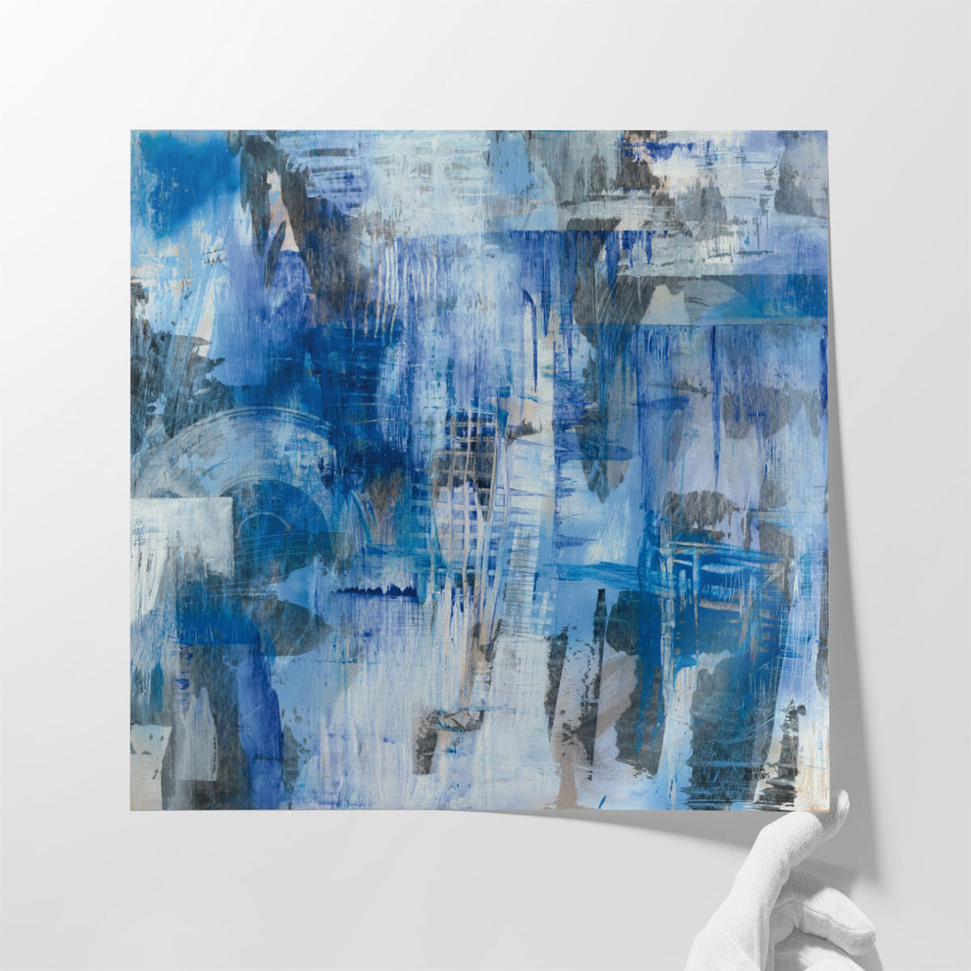 Industrial Blue - Canvas Print Wall Art