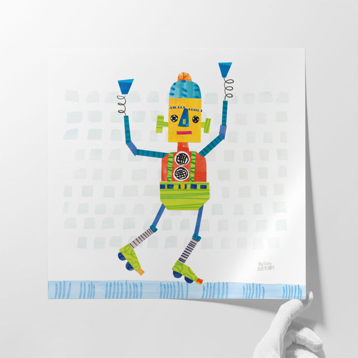 Robot Party I - Canvas Print Wall Art